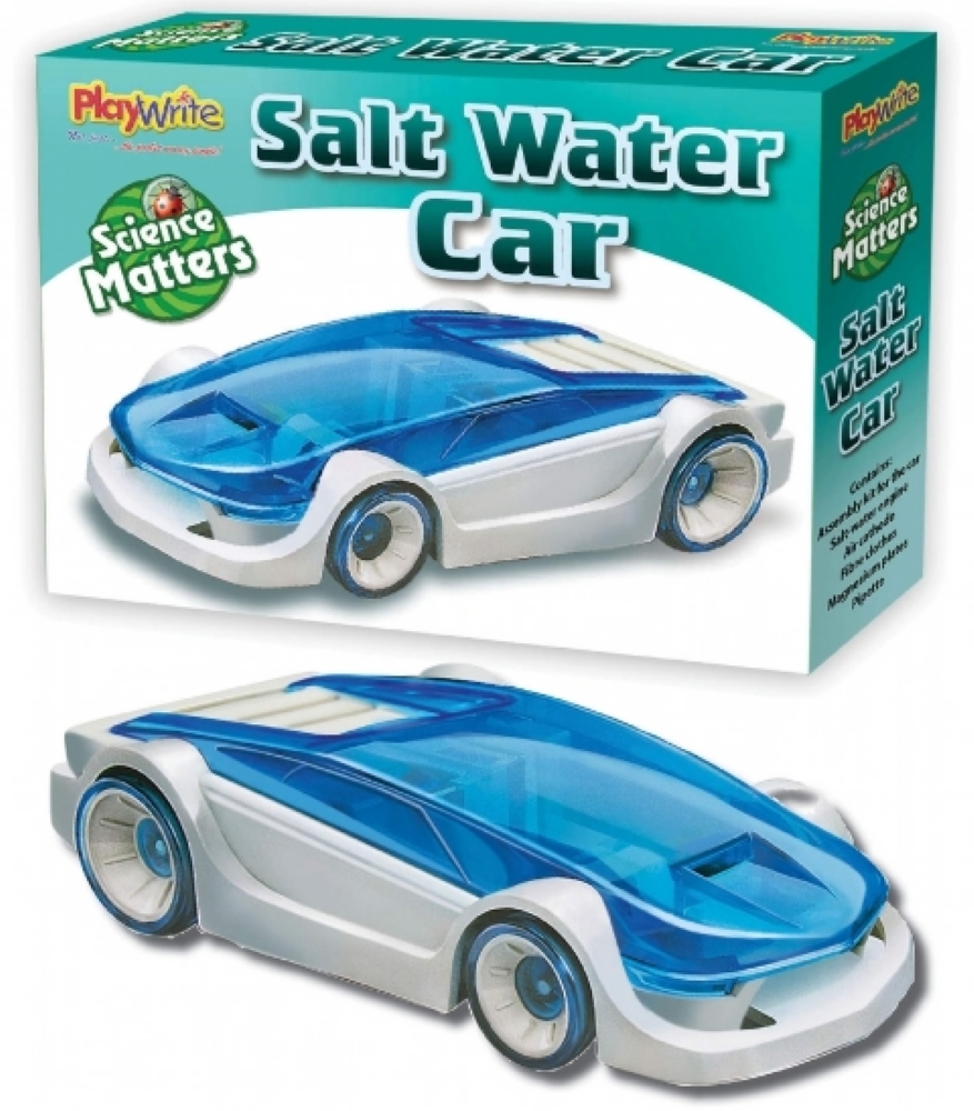 SALT WATER CAR KIT SCIENCE EXPERIMENT & FUN BOXED UK KIT CE MARKED